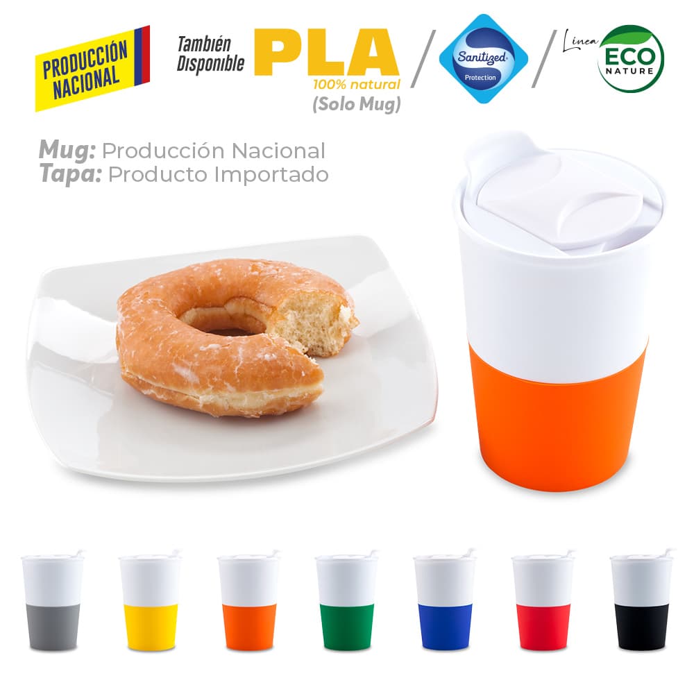 MUG PLASTICO OSIRIS 360ML - PRODUCCION NACIONAL