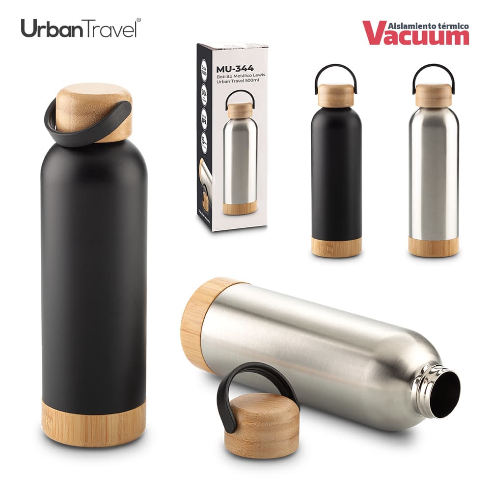 BOTILITO METALICO LEWIS URBAN TRAVEL 500ML