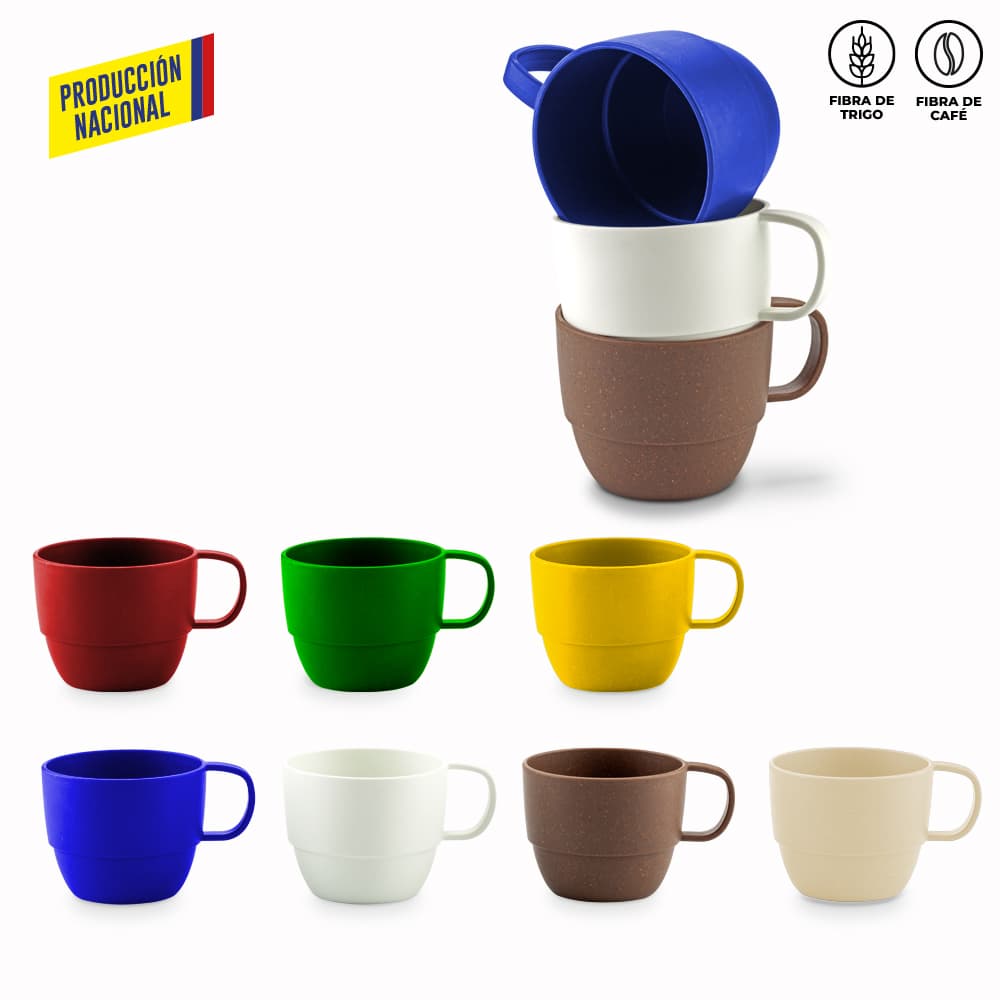MUG PLÁSTICO MORNING 320 ML, PRODUCCION NACIONAL