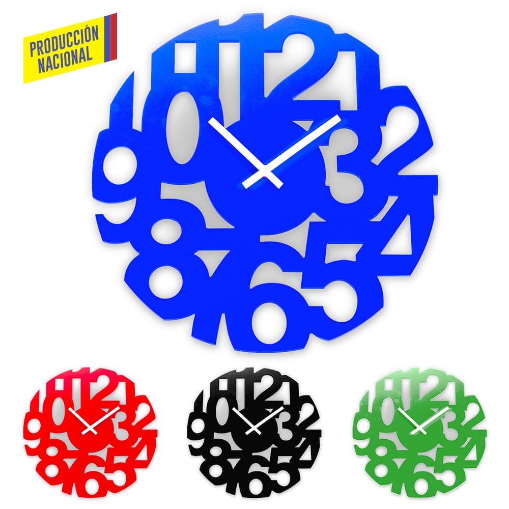 RELOJ DE PARED COSMOS - PRODUCCION NACIONAL