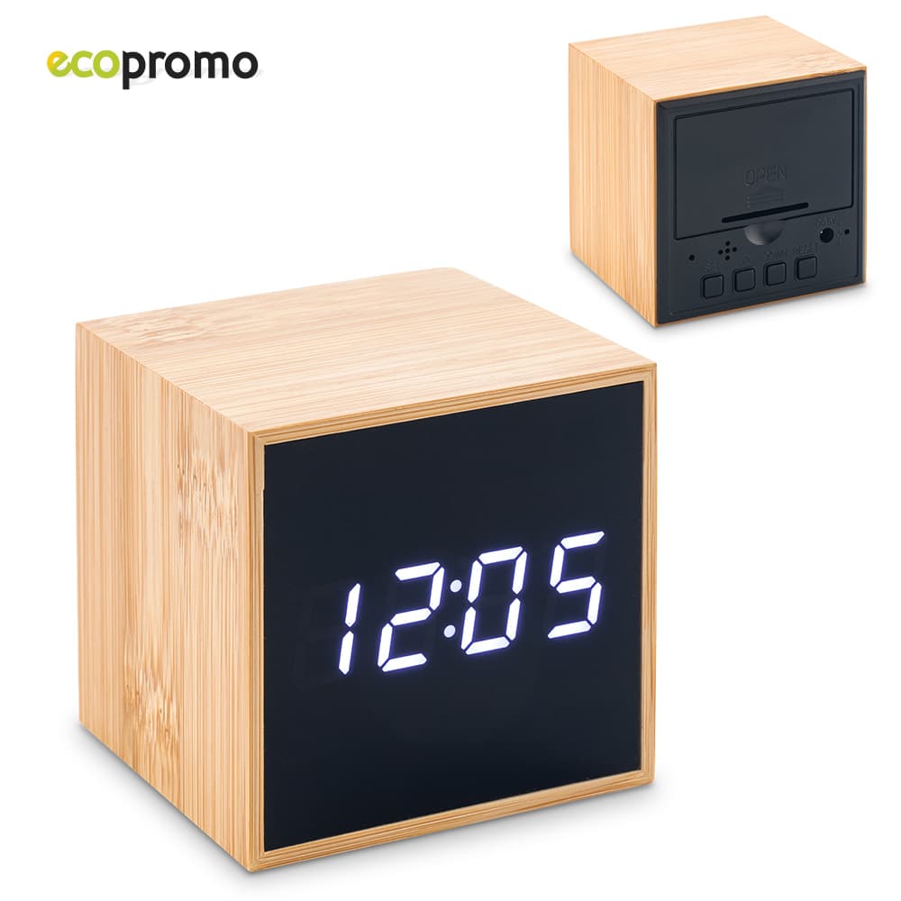 RELOJ LCD BAMBOO