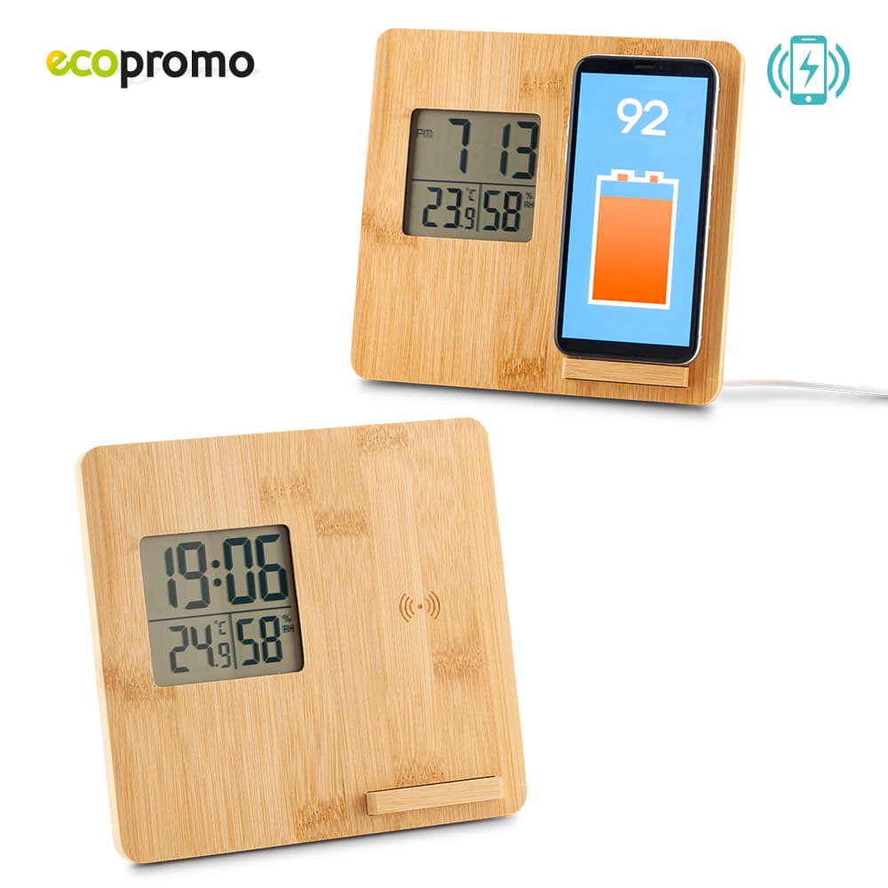 RELOJ CON CARGADOR INALAMBRICO DENVER