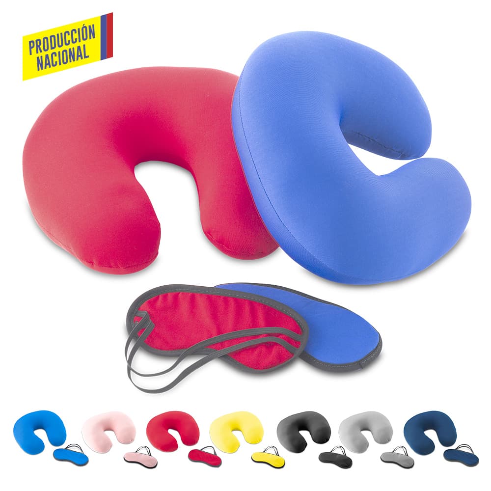 SET DE VIAJE PILLOW - PRODUCCION NACIONAL